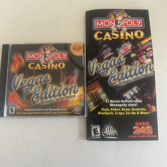 2 for $10 🎁Monopoly Casino: Vegas Edition CD-Rom - Picture 1 of 10